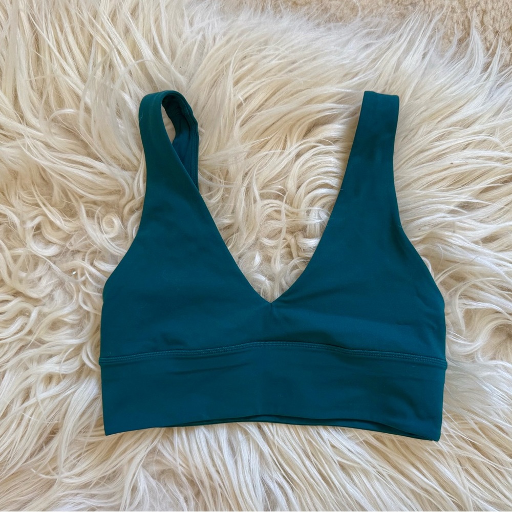 Lululemon Green Athletic Bra